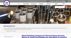 Desktop Screenshot of metal-spraying-services.co.uk